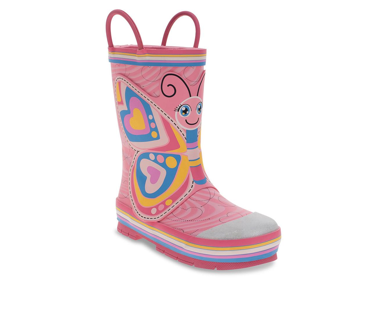 Girls' Western Chief Little & Big Kid Bella Butterfly Rain Boots