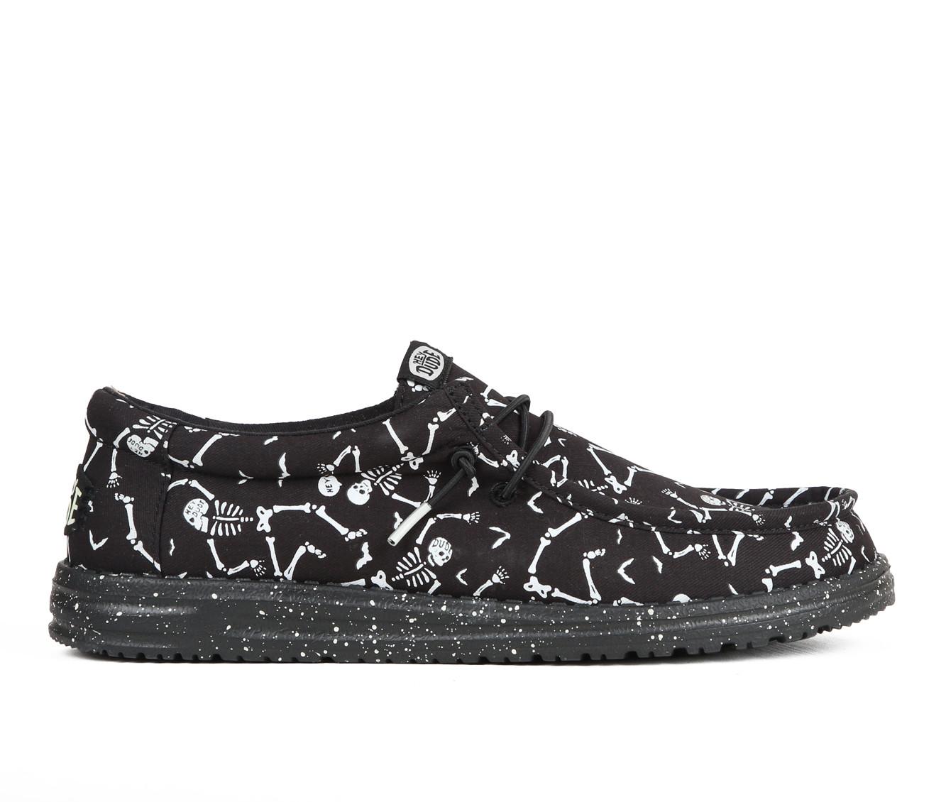 Men's HEYDUDE Wally Skeletons Casual Shoes