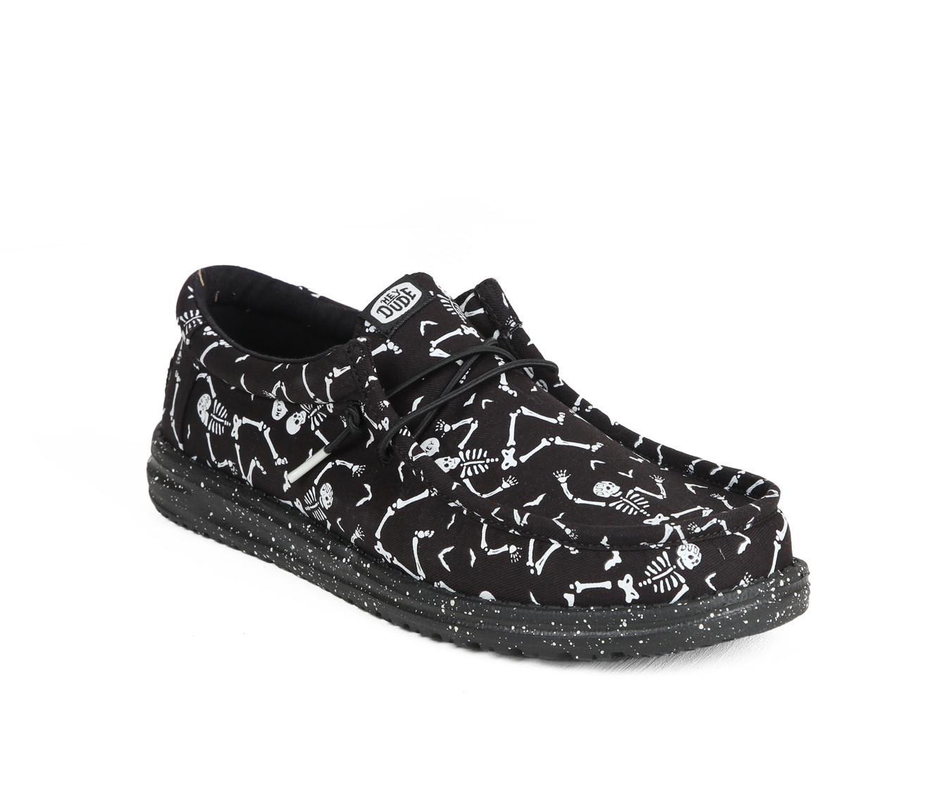 Men's HEYDUDE Wally Skeletons Casual Shoes