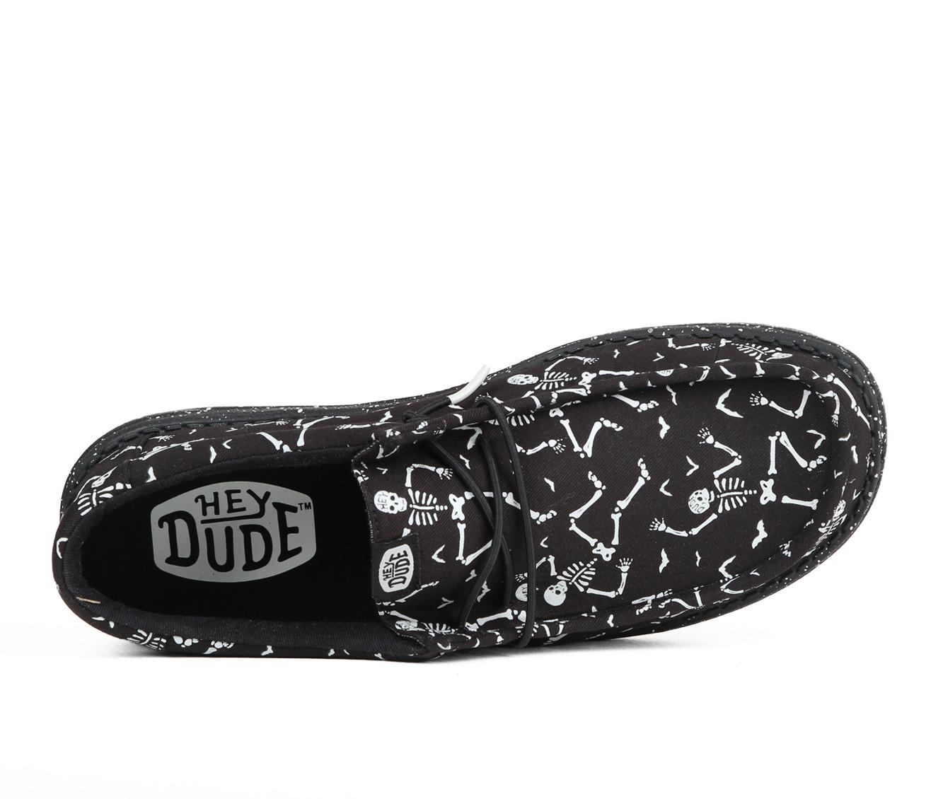 Men's HEYDUDE Wally Skeletons Casual Shoes