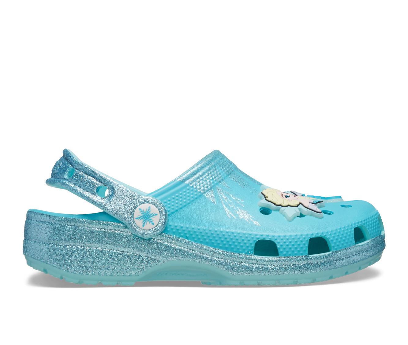 Kids' Crocs Infant & Toddler Classic Frozen Elsa Clogs