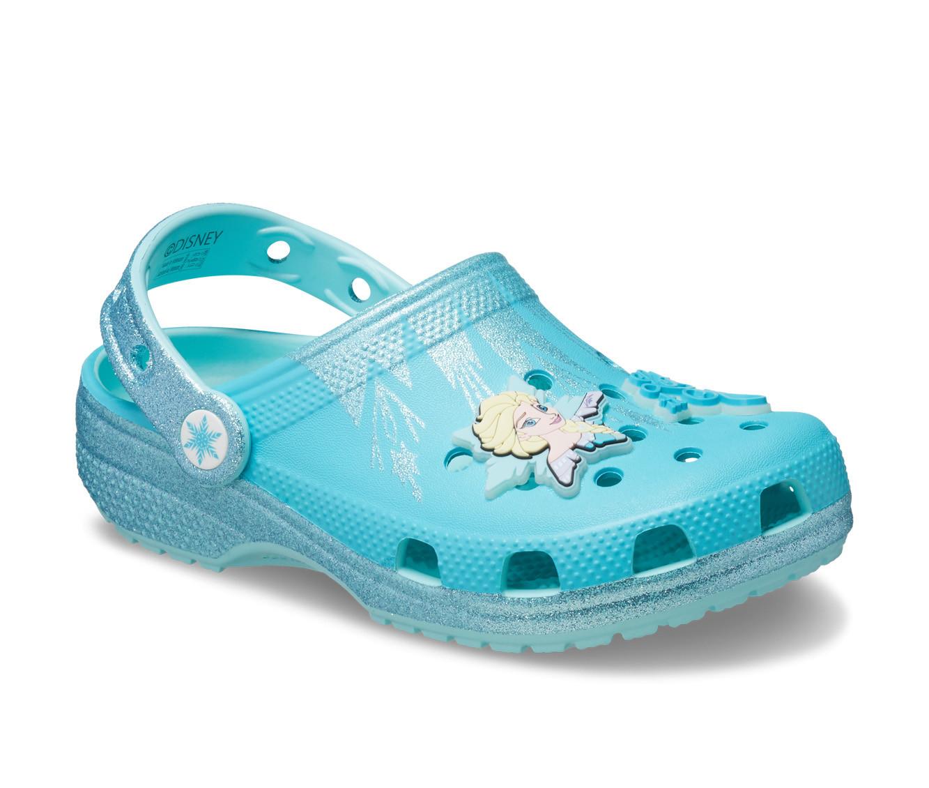 Kids' Crocs Infant & Toddler Classic Frozen Elsa Clogs