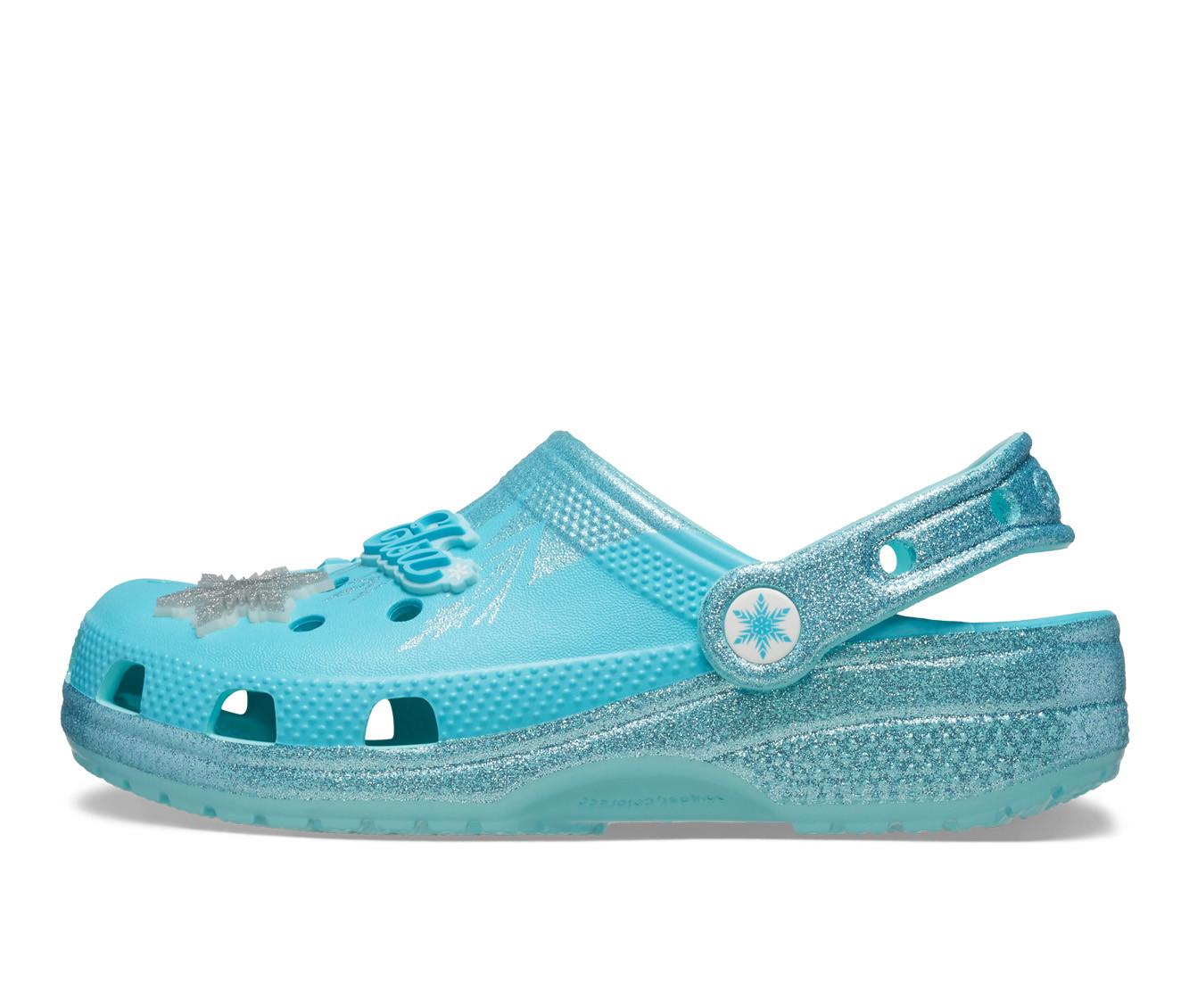 Kids' Crocs Infant & Toddler Classic Frozen Elsa Clogs