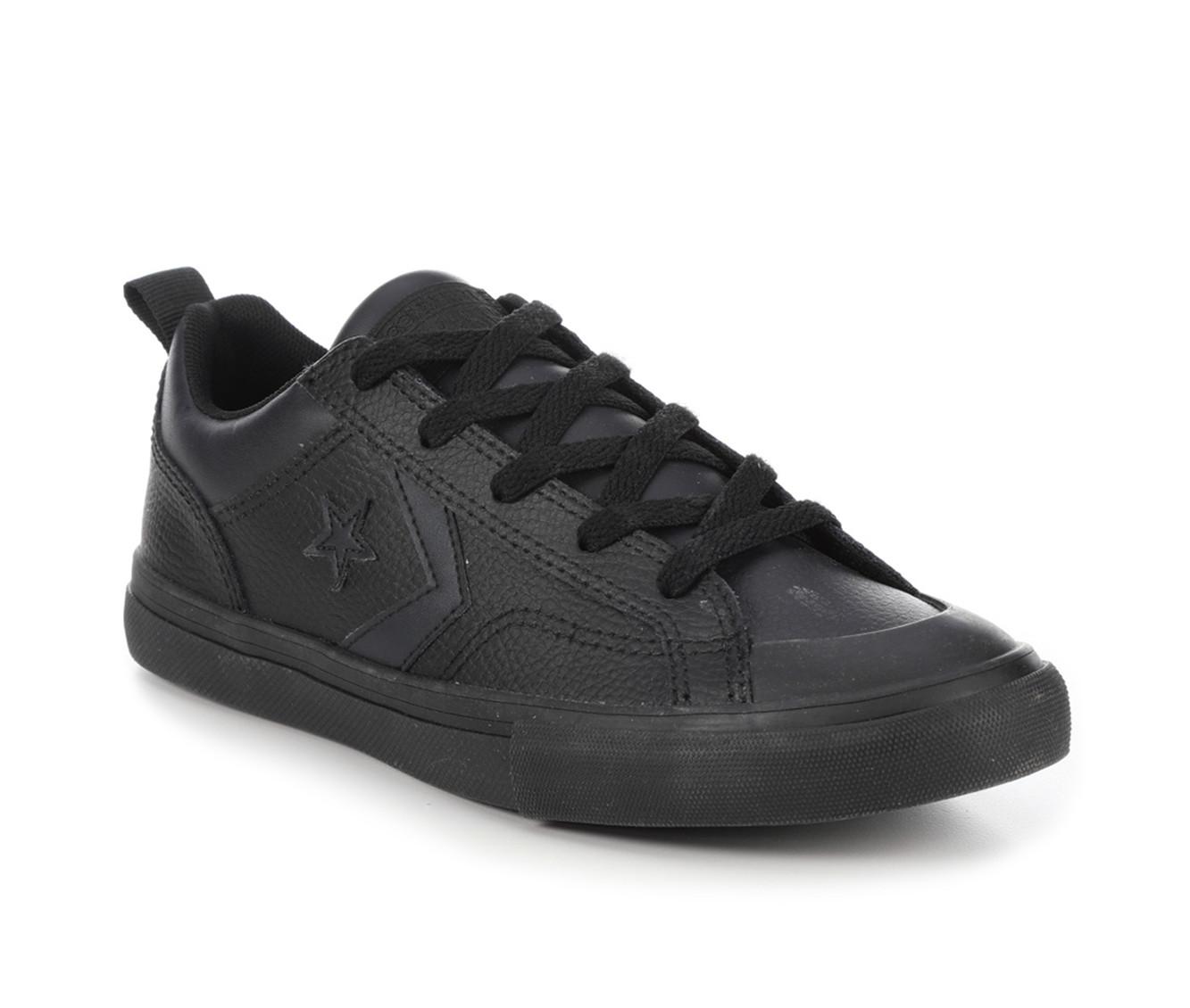 Converse all star low leather grey mono on sale