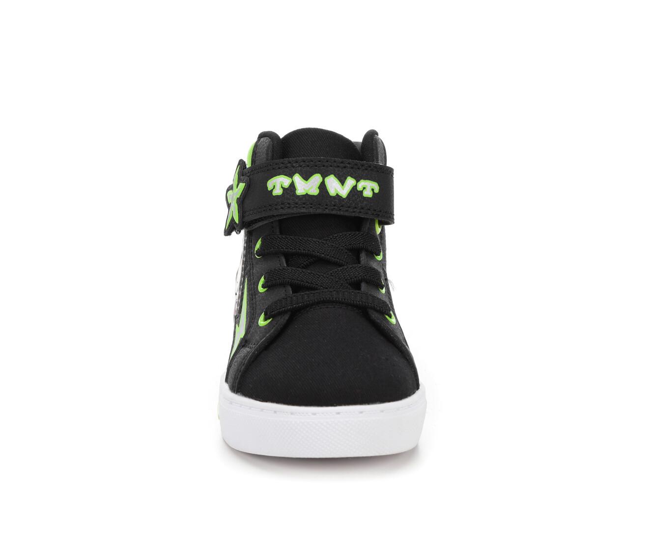Boys' Nickelodeon Toddler TMNT Lighted Mid Top 2 Light-Up Sneakers