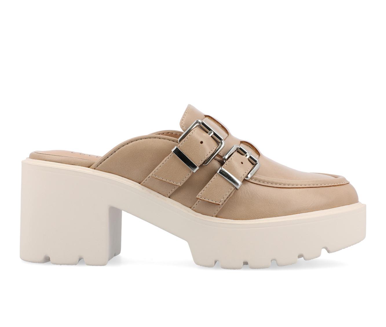 Women's Journee Collection Brydie Platform Heeled Mules