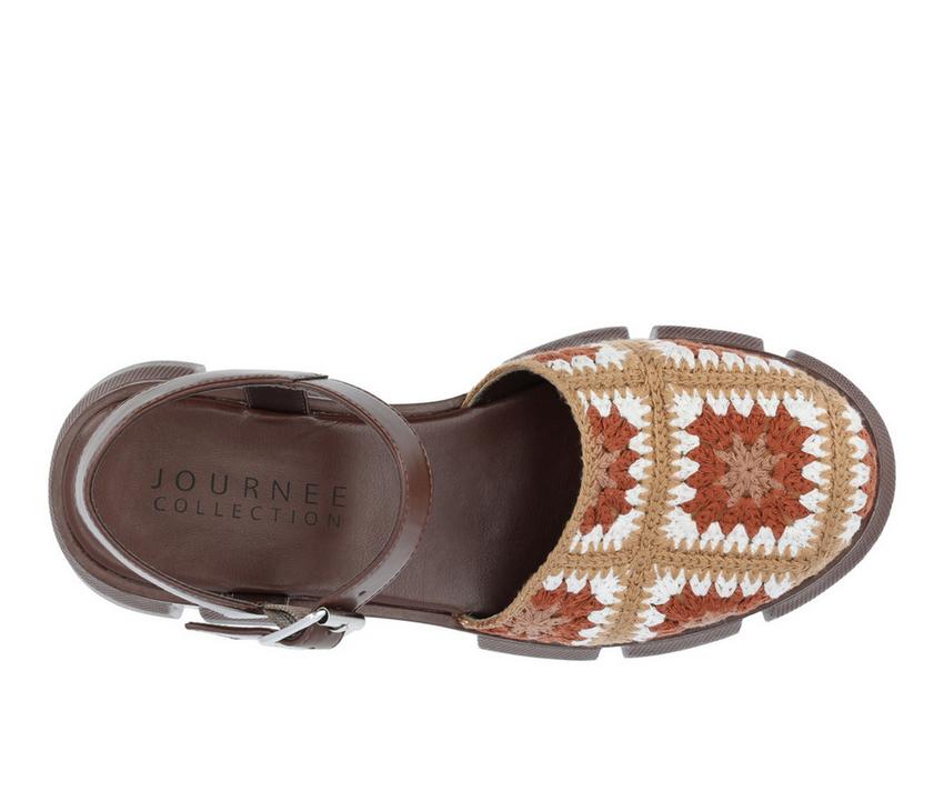 Women's Journee Collection Dorit Platform Sandals