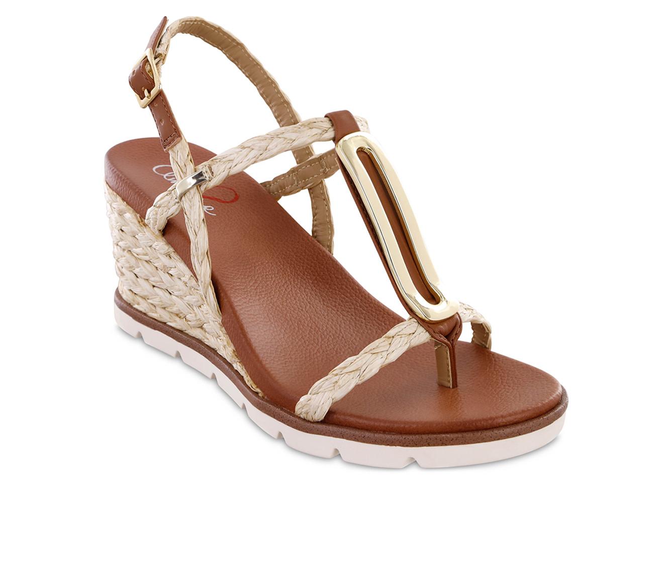 Women's Mia Amore Tyrah Espadrille Wedge Sandals