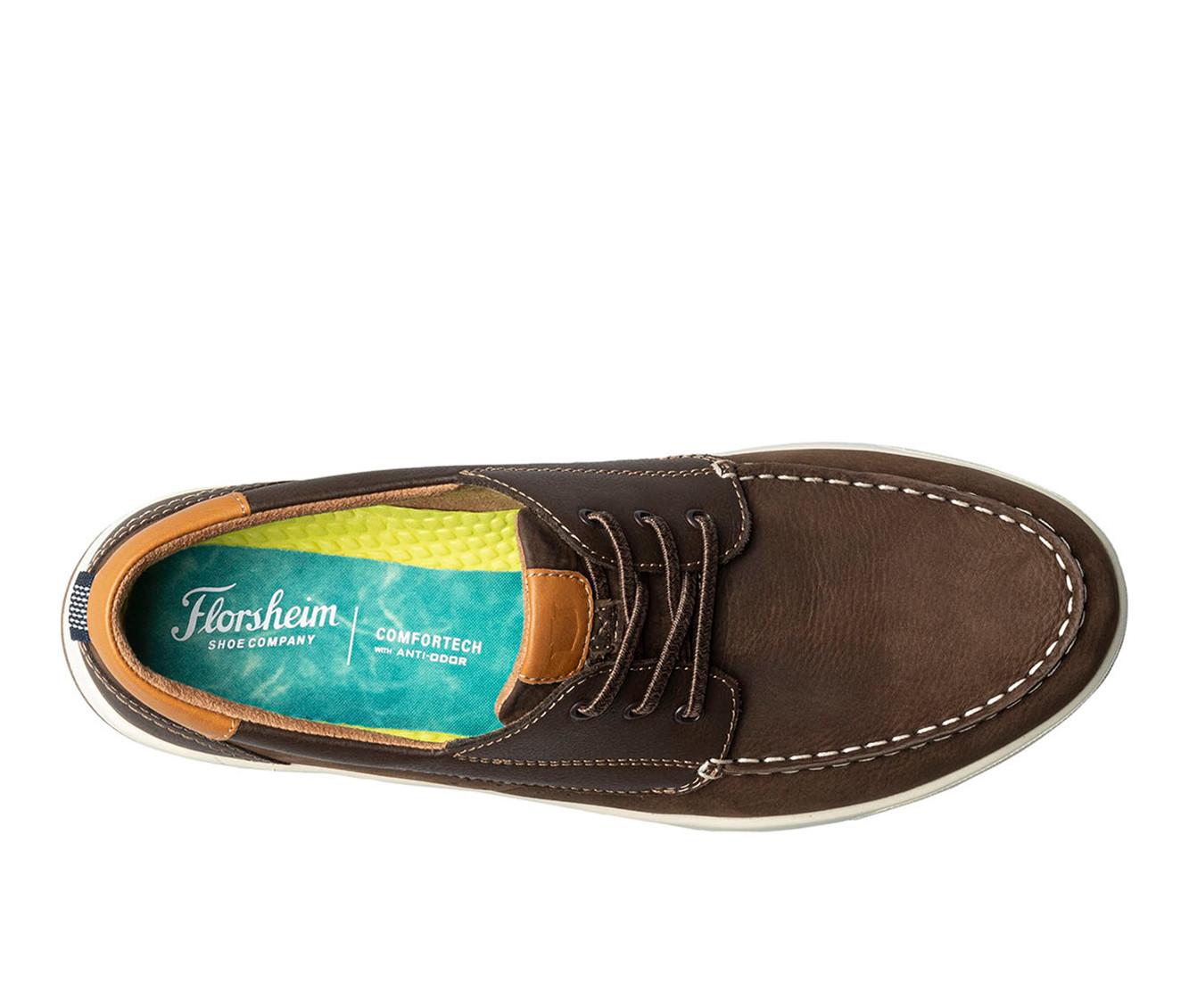 Men's Florsheim Crossover Moc Toe Boat Shoes
