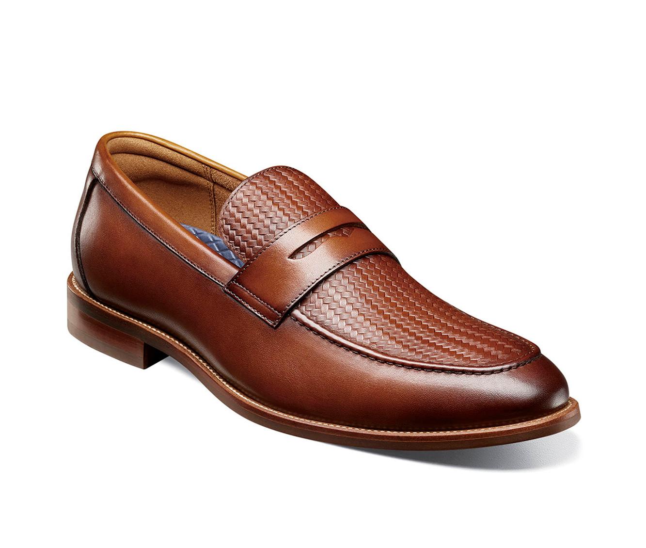 Men's Florsheim Rucci Weave Moc Toe Penny Dress Loafers