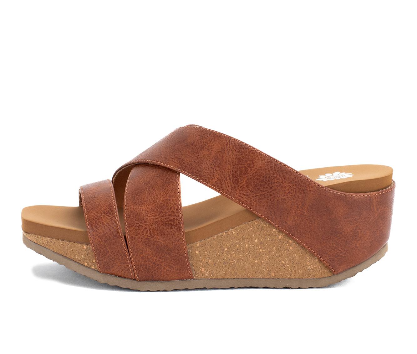 Women's Yellow Box Chela Wedge Sandals