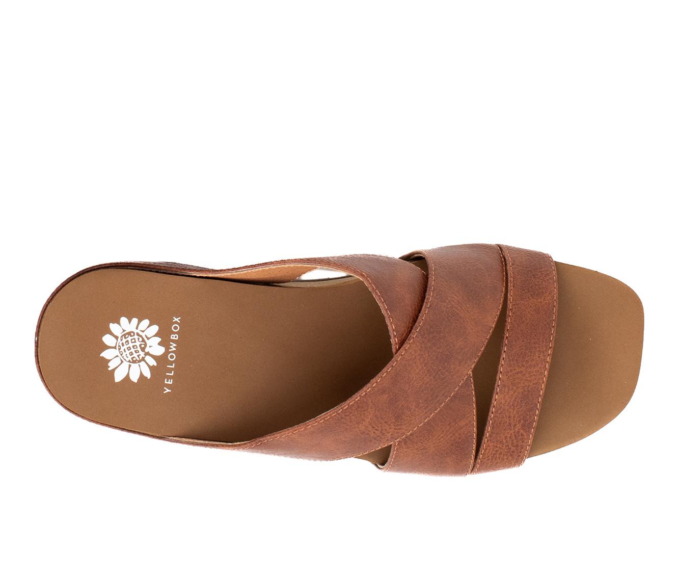Women's Yellow Box Chela Wedge Sandals