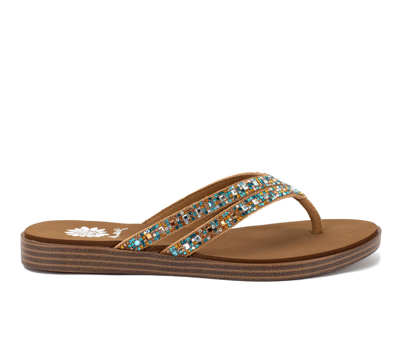 Women's Yellow Box Frenda Flip-Flops