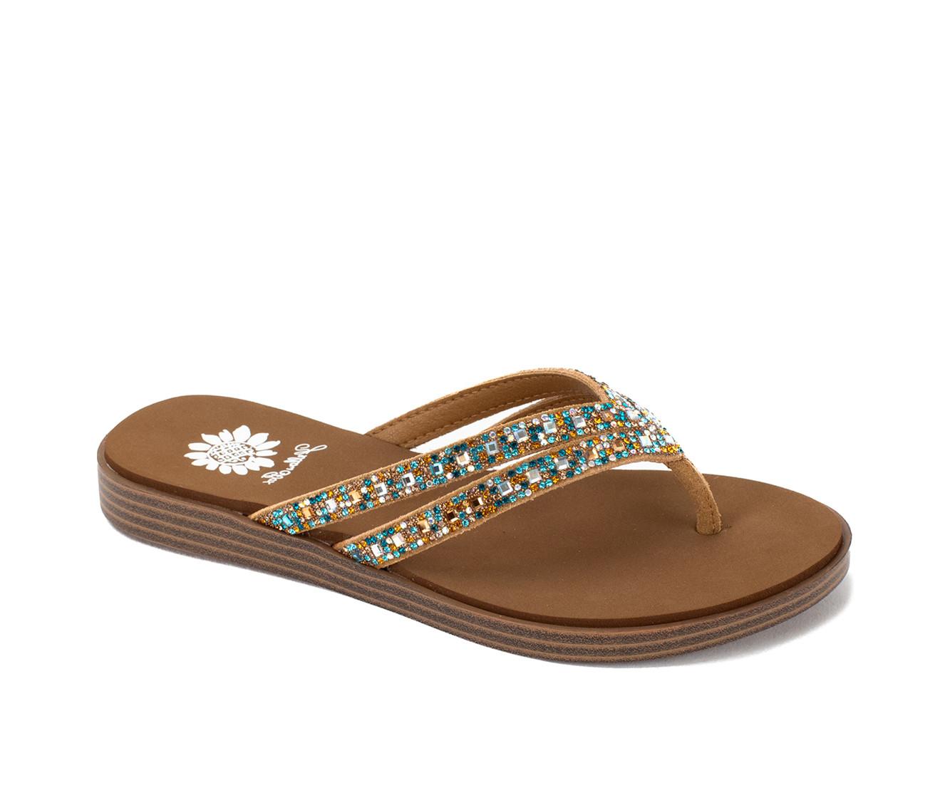 Women's Yellow Box Dalia Flip-Flops