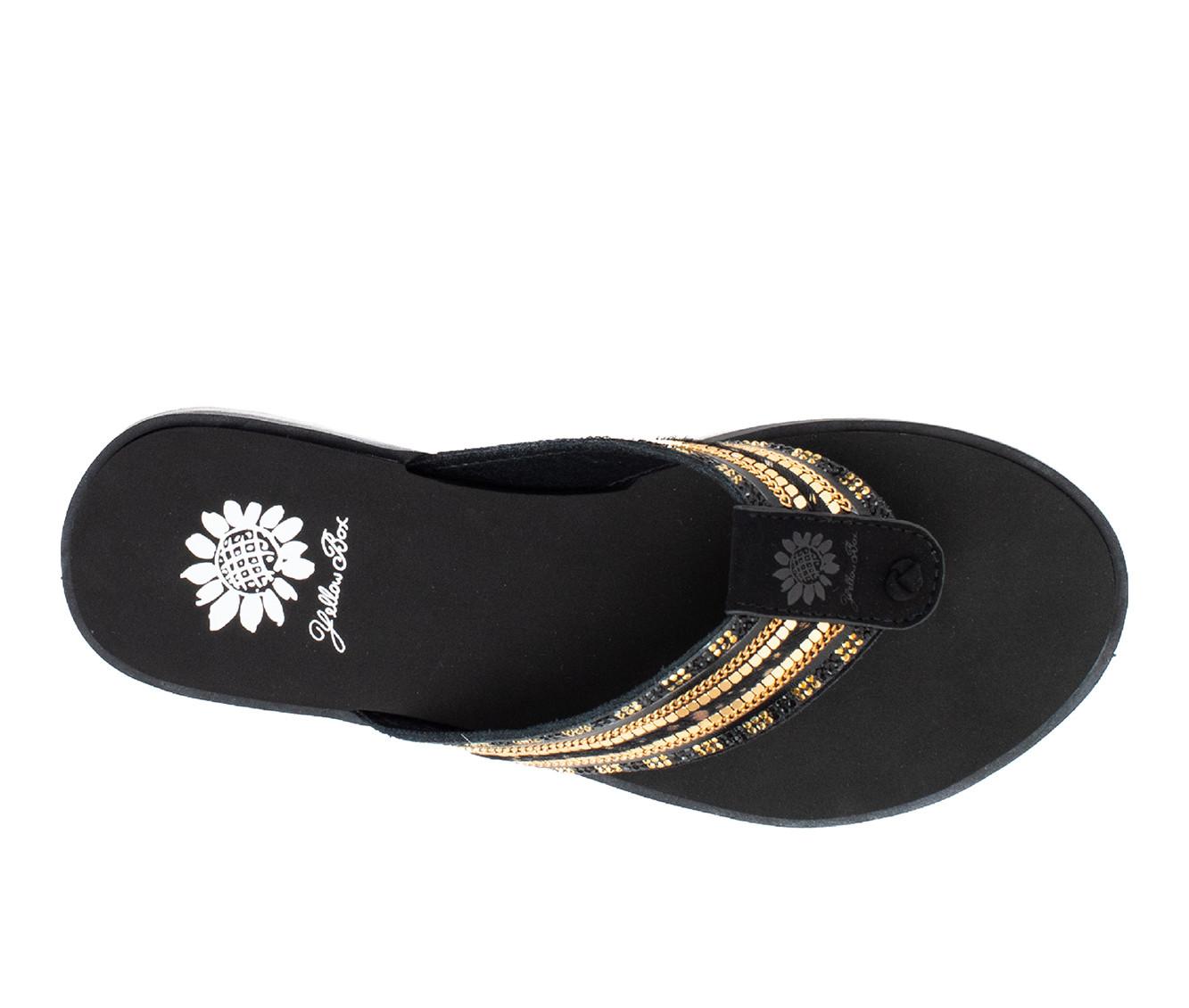 Women's Yellow Box Datha Flip-Flops