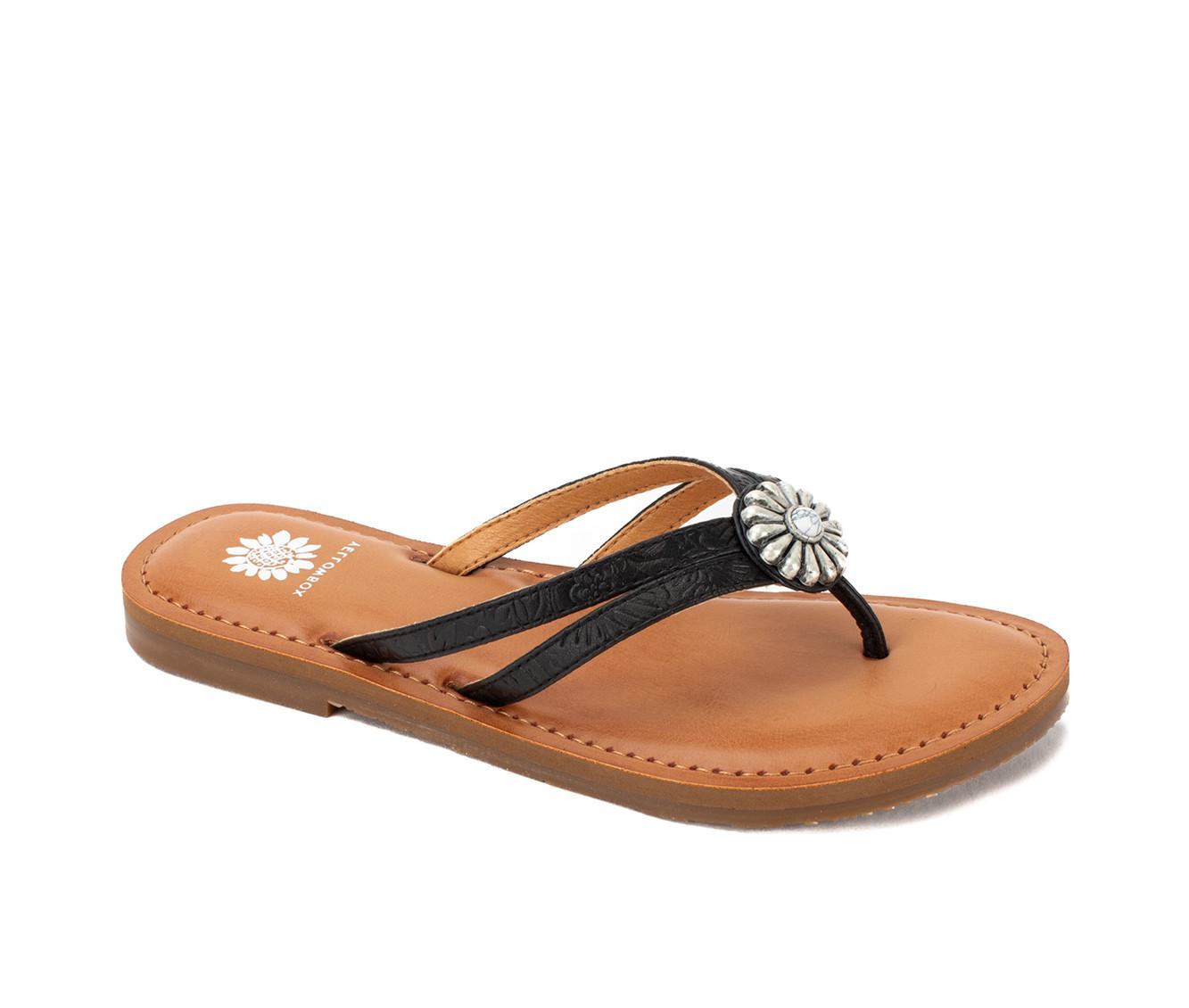 Women's Yellow Box Diggins Flip-Flops