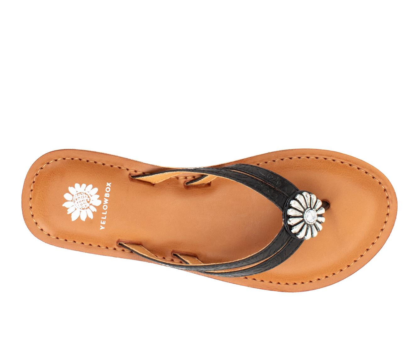 Women's Yellow Box Diggins Flip-Flops