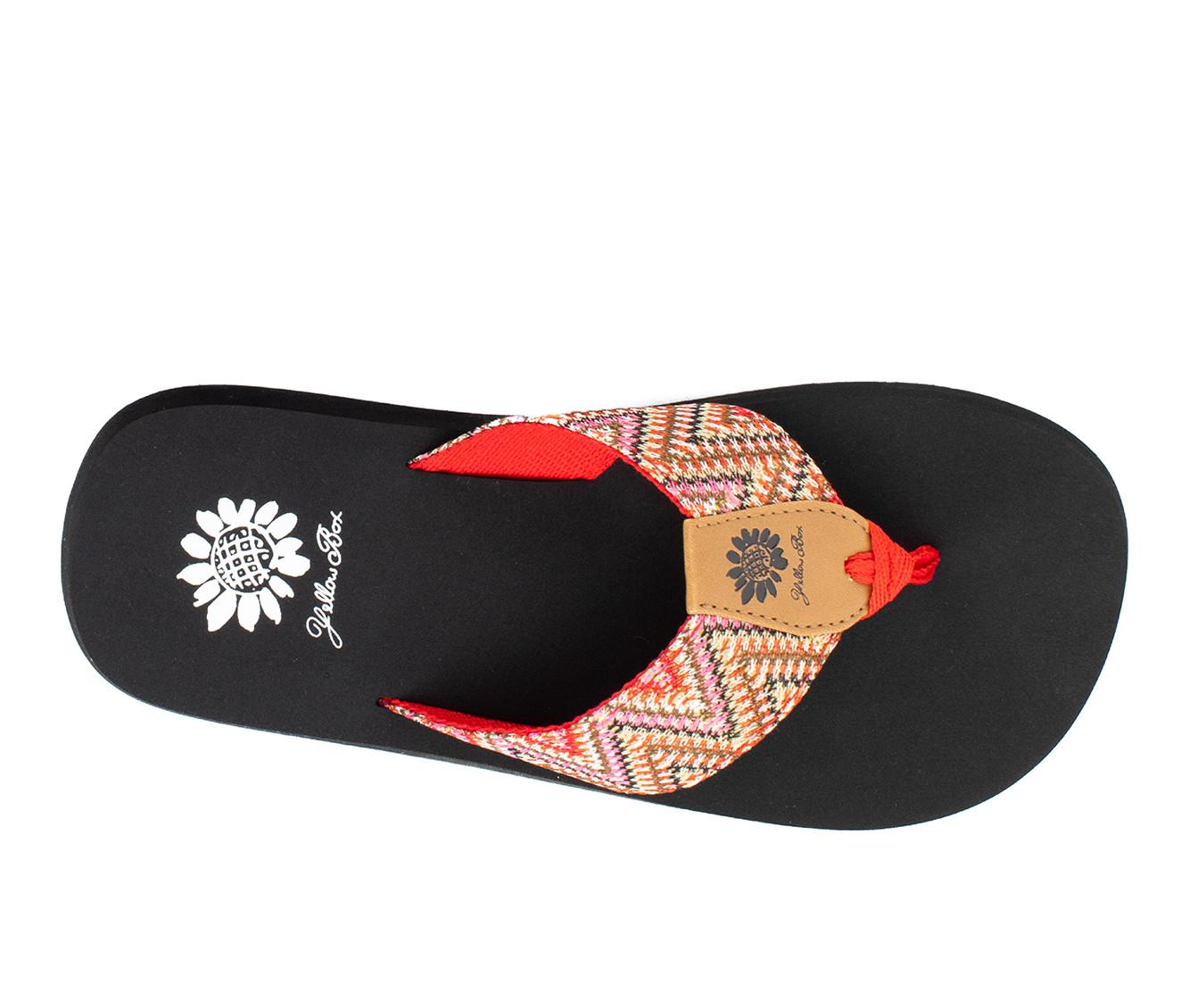 Women's Yellow Box Farica Flip-Flops