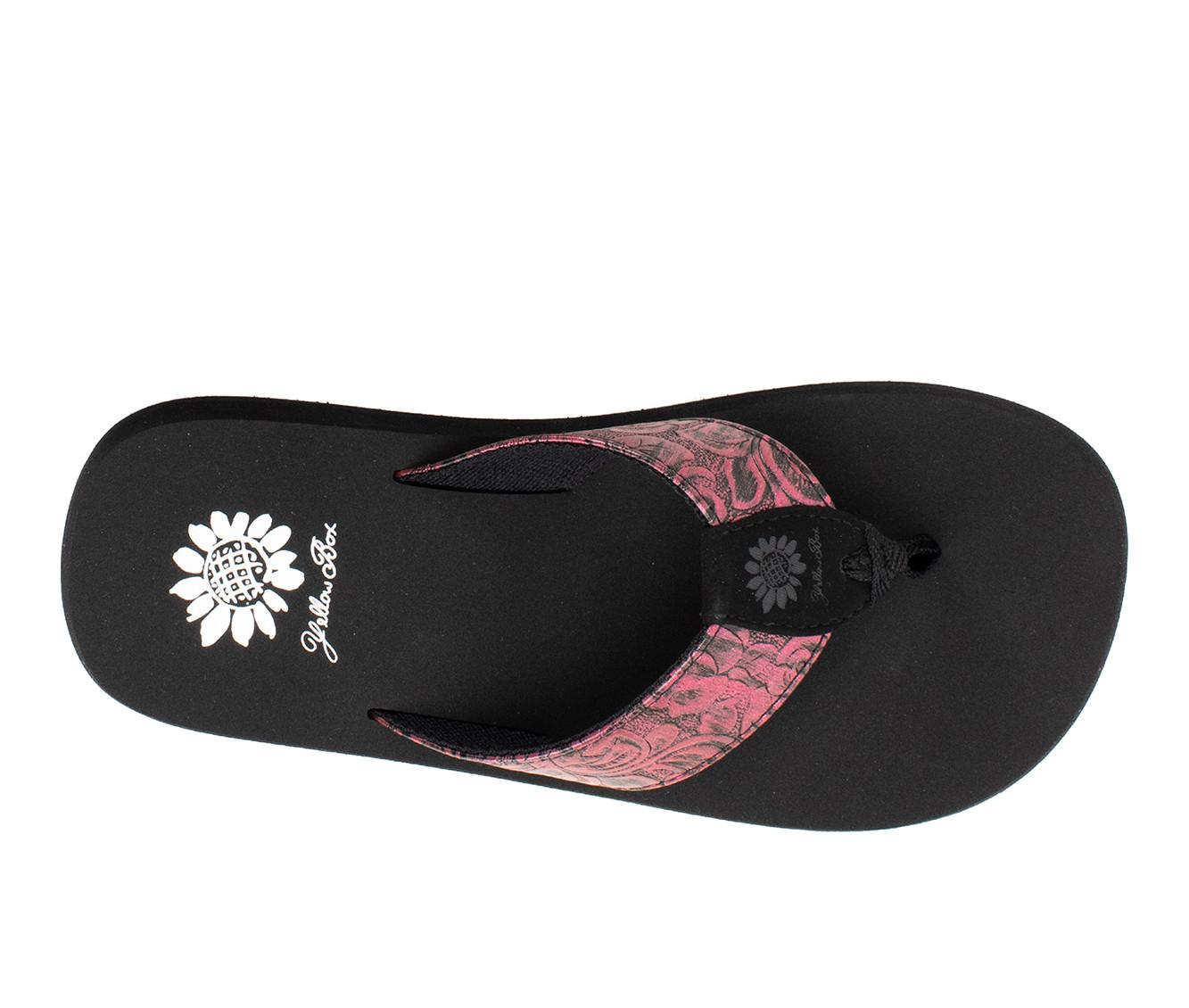 Women's Yellow Box Felder Flip-Flops