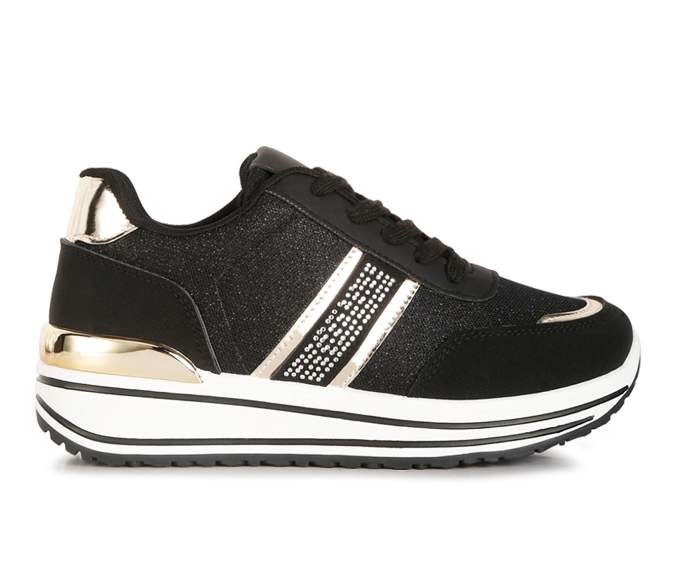 Women's London Rag Metallic Panel Platform Sneakers