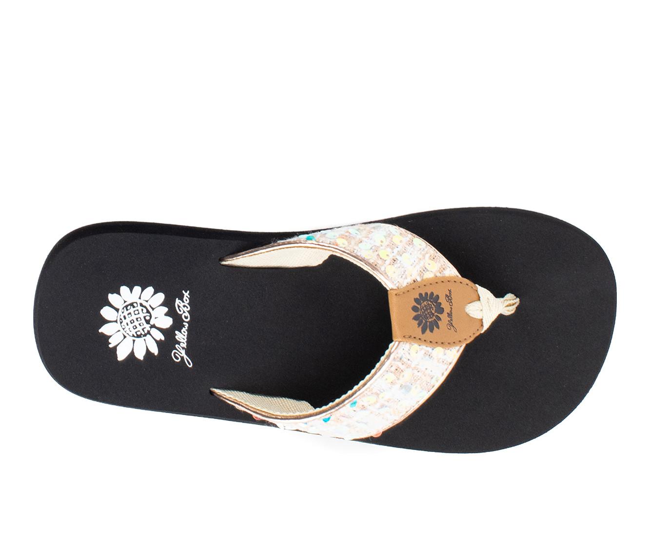 Women's Yellow Box Frenda Flip-Flops