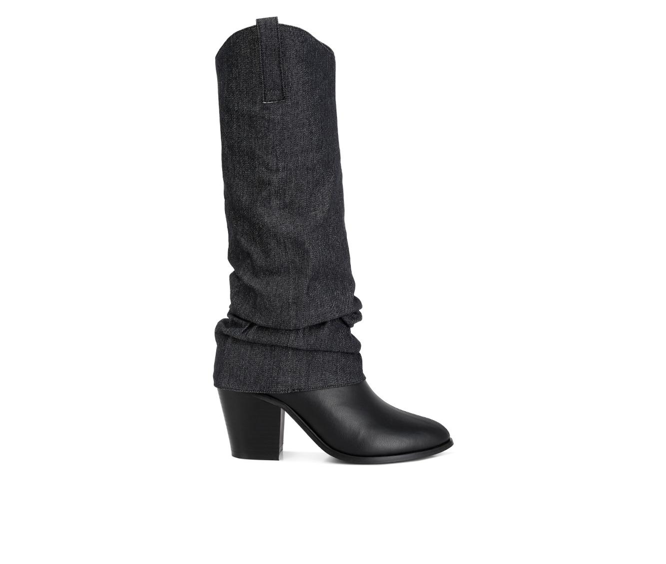 Women's London Rag Fab Cowboy Knee High Boots