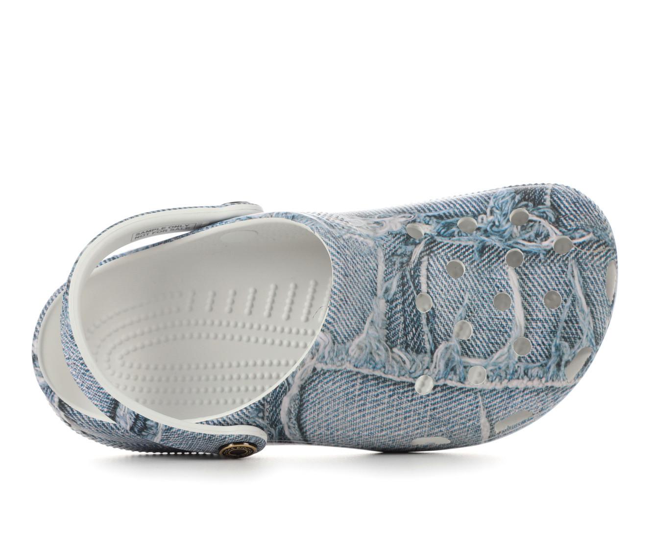 Adults' Crocs Classic Denim Clogs