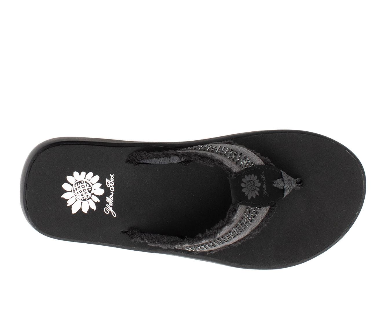 Women's Yellow Box Genzy Flip-Flops