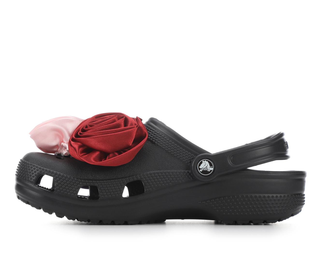 Women's Crocs Classic Rosette Clogs