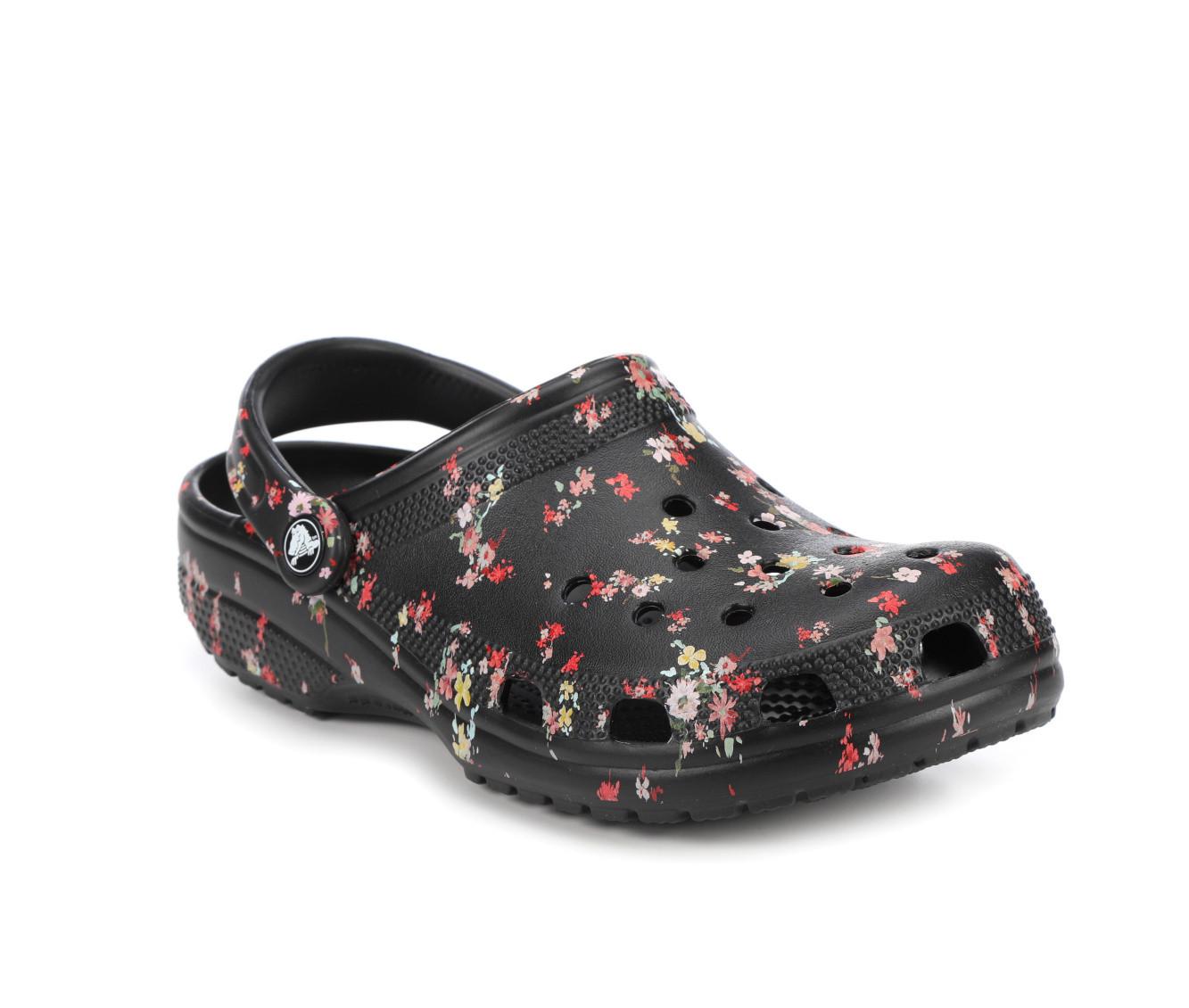 Adults' Crocs Classic Ditsy Floral Clogs