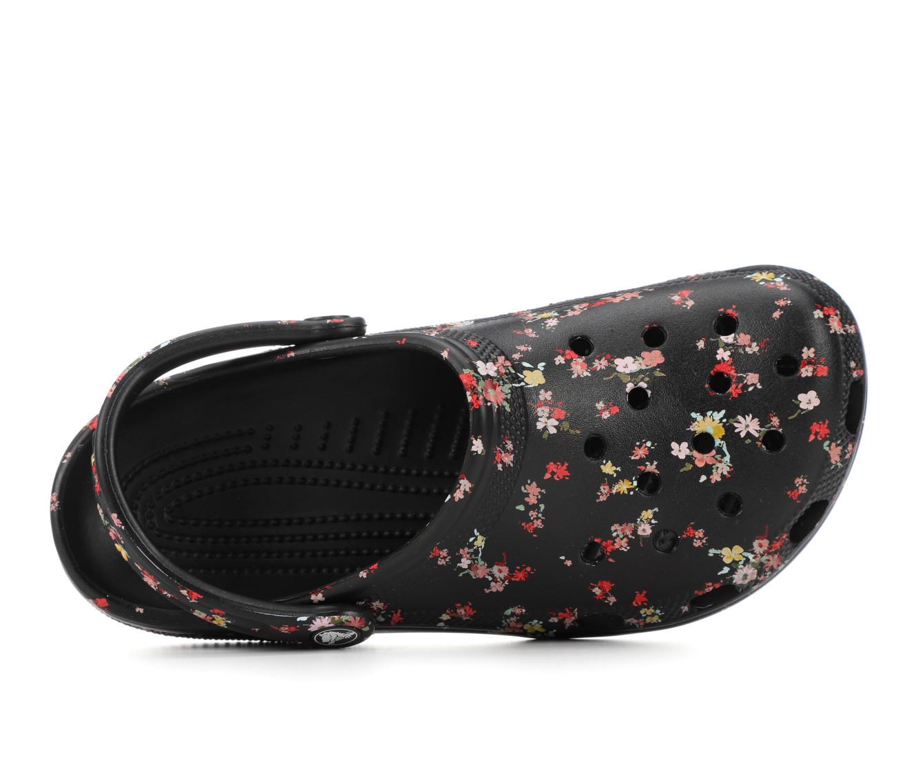 Adults' Crocs Classic Ditsy Floral Clogs