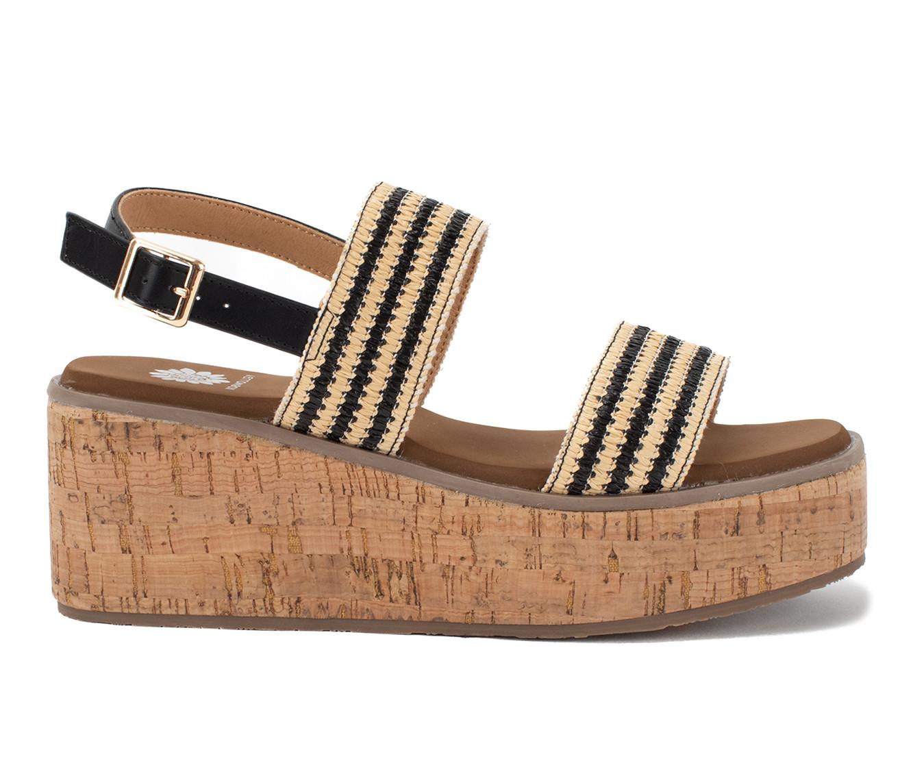 Women's Yellow Box Jeju Wedge Sandals