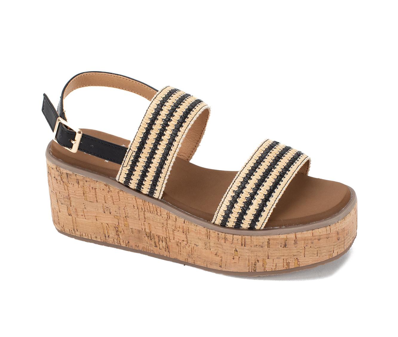 Women's Yellow Box Jeju Wedge Sandals