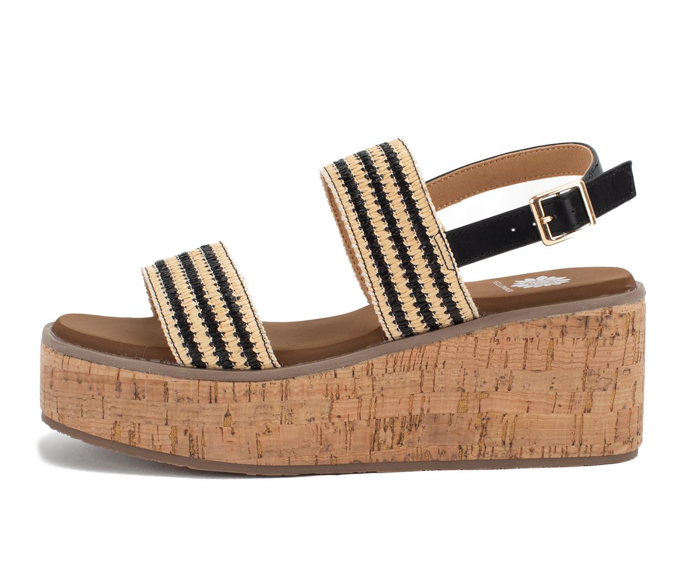 Women's Yellow Box Jeju Wedge Sandals