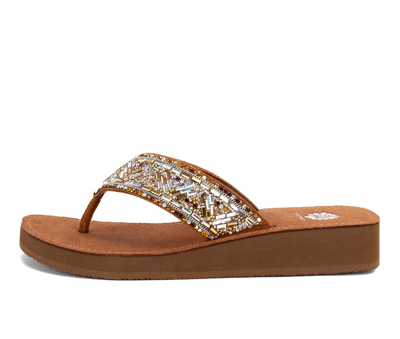 Women's Yellow Box Jenna Flip-Flops