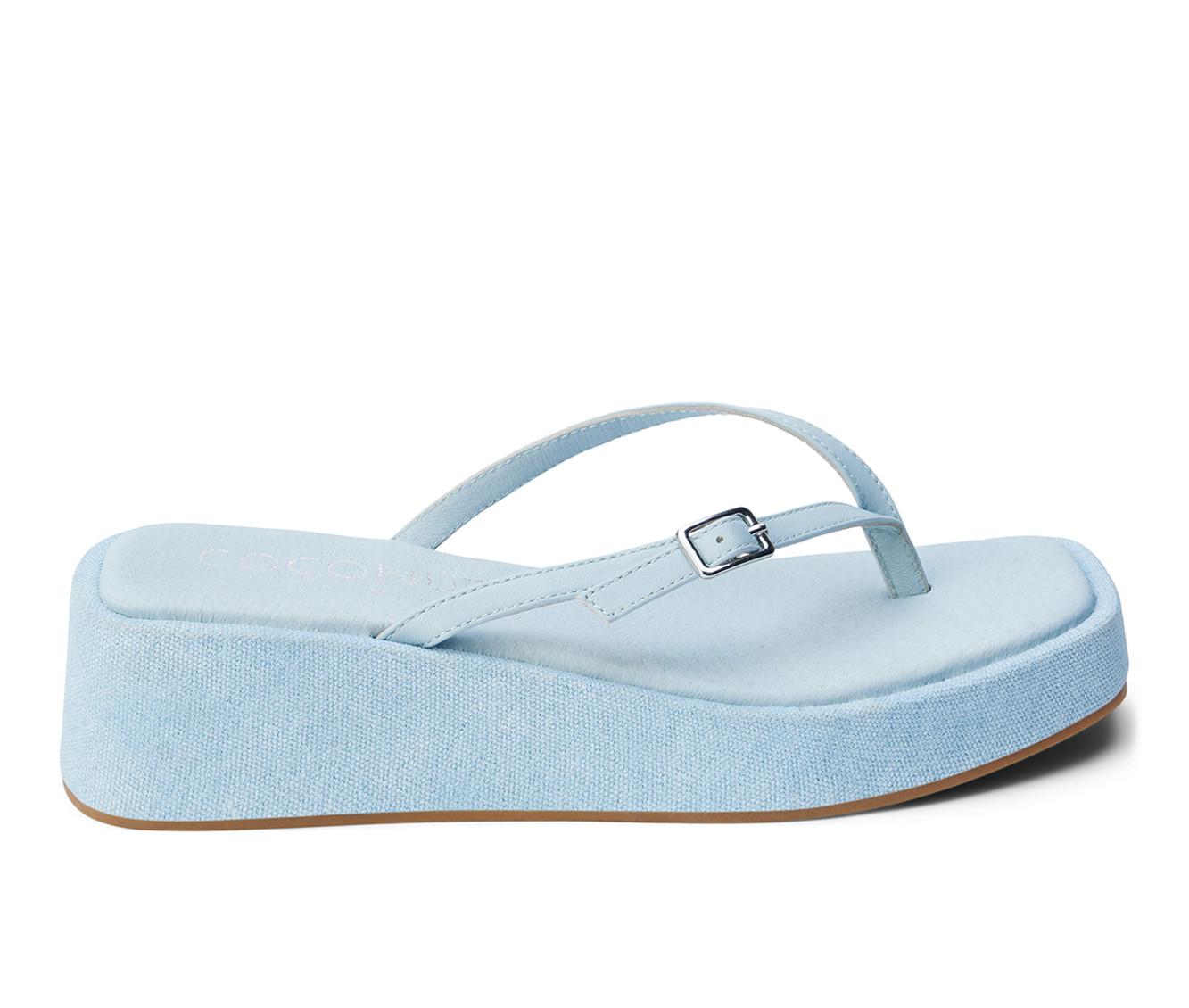 Women's Coconuts by Matisse Owen Platform Wedge FlipFlops Shoe Carnival