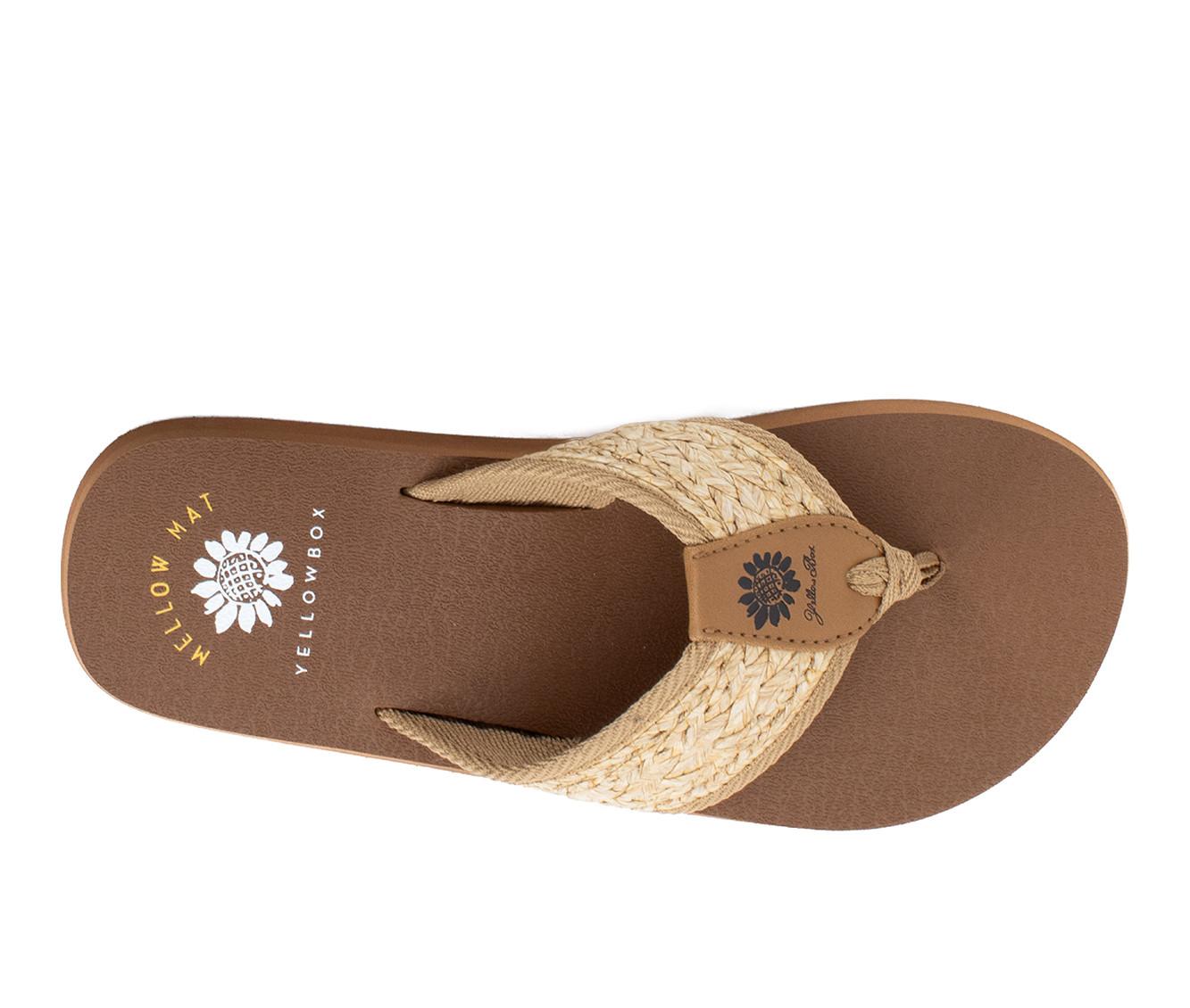 Yellow box flip flops near me hotsell