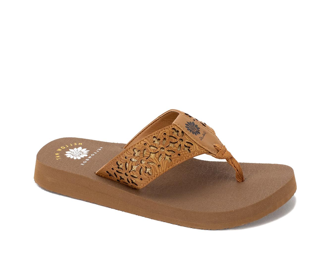 Women's Yellow Box Soleil Flip-Flops