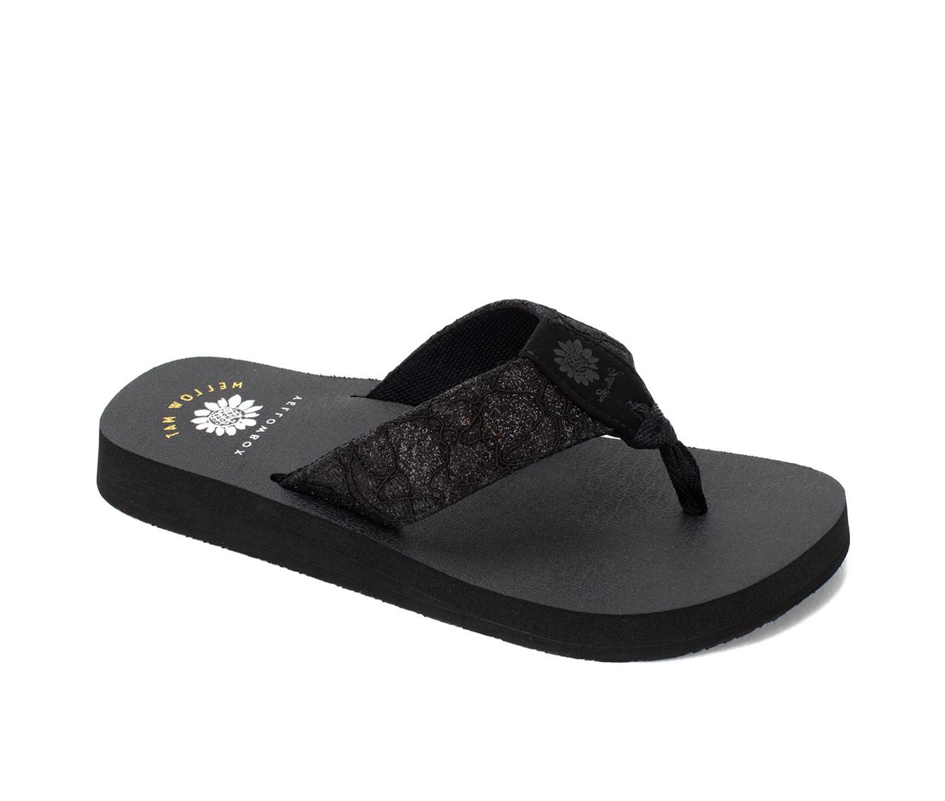 Women's Yellow Box Neva Flip-Flops