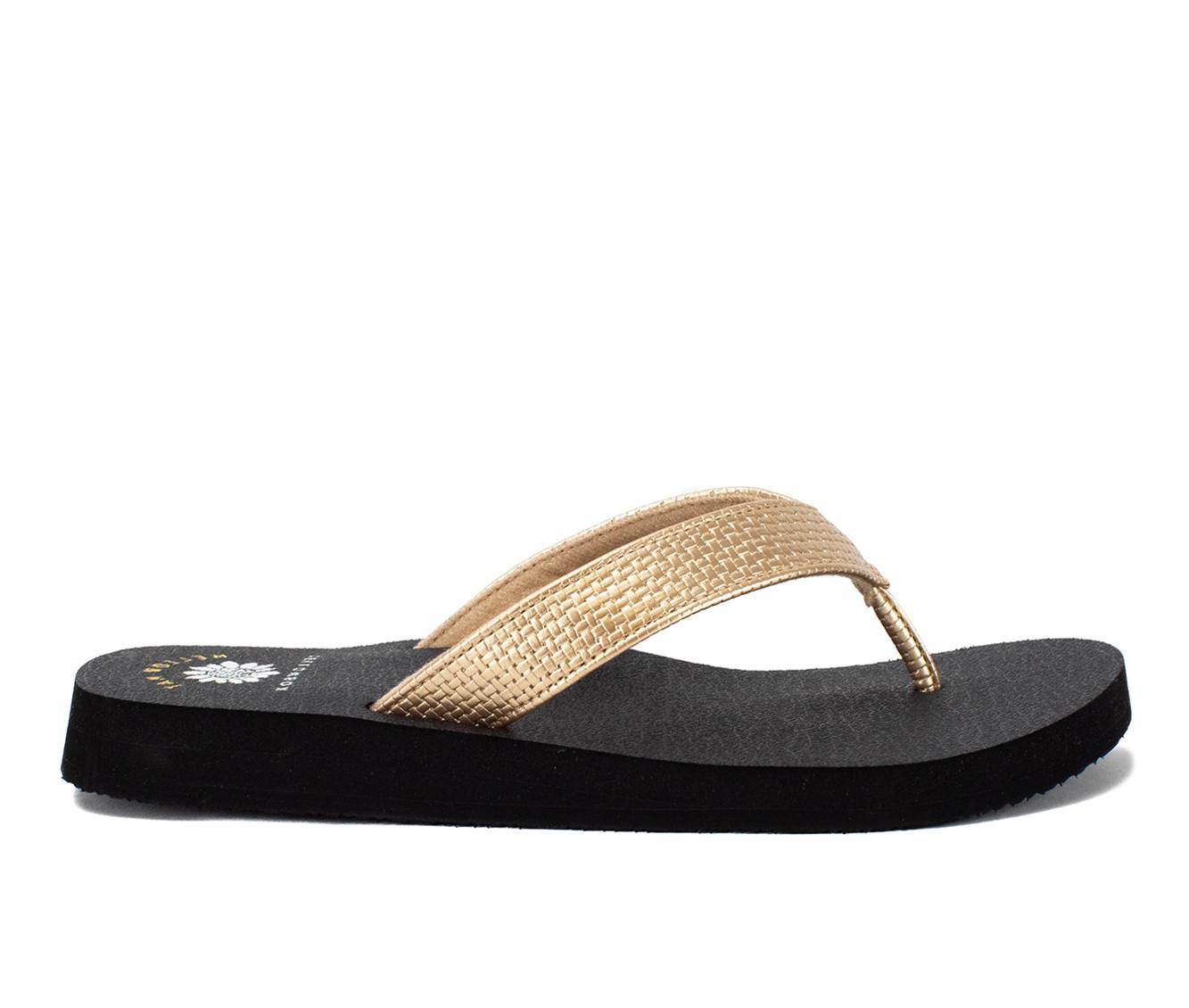 Women's Yellow Box Noon Flip-Flops