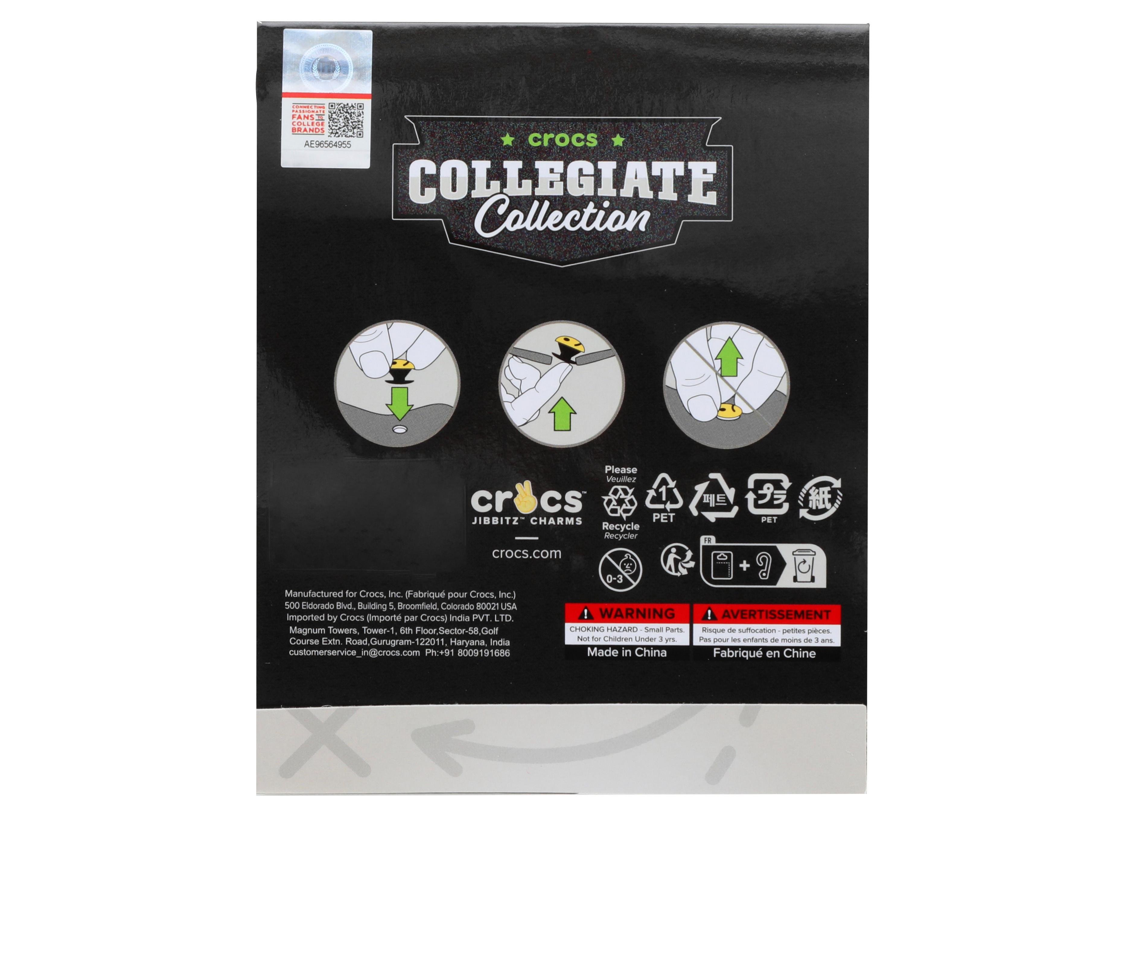 Crocs Jibbitz Collegiate 5 Pack