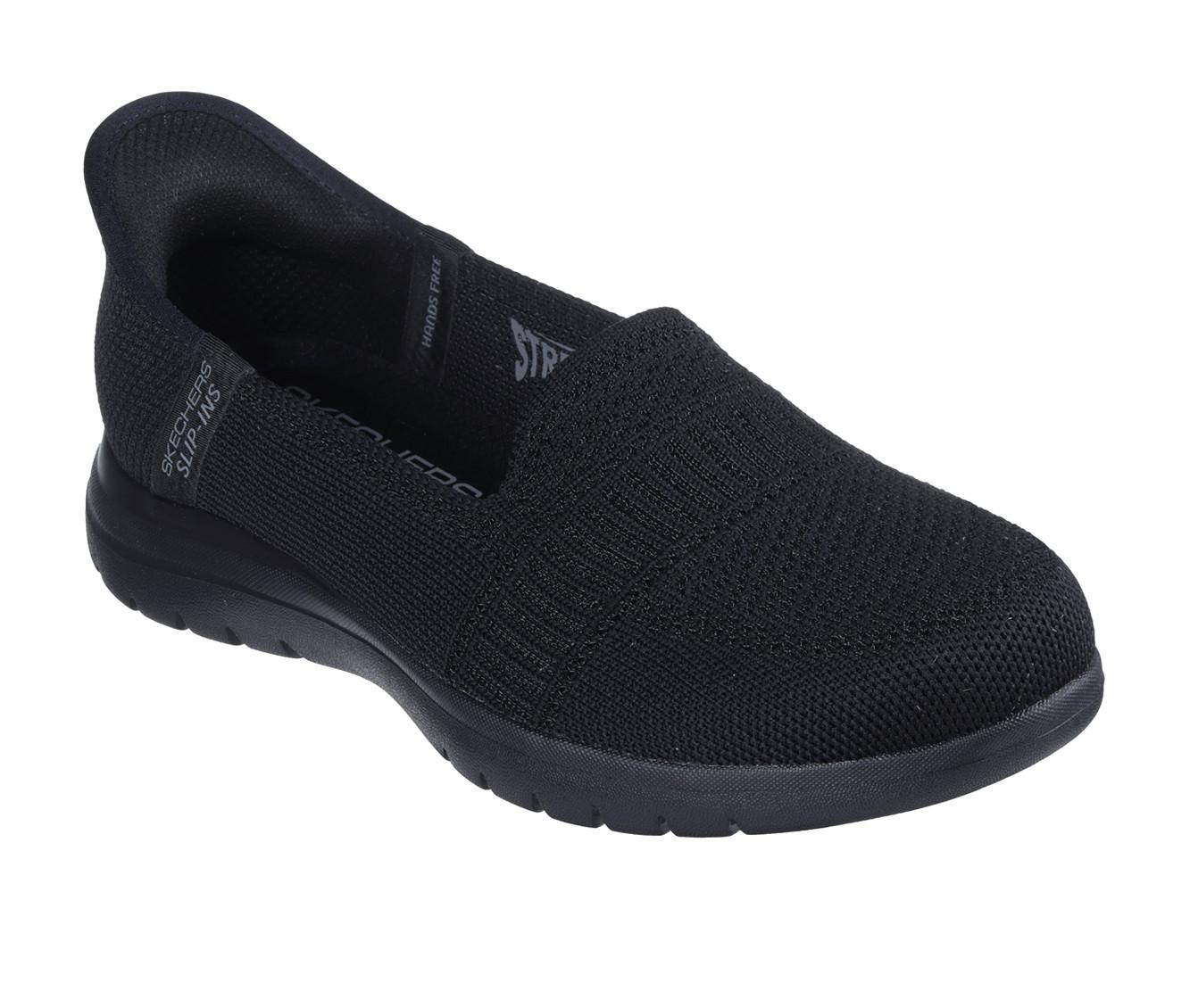 Skechers Women s Slip ins On The Go Flex Black Loafers 8