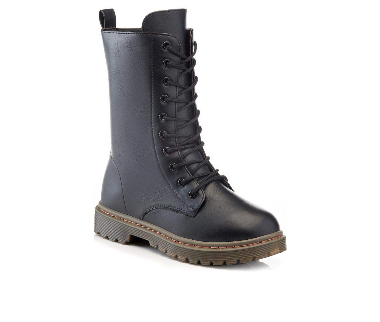 Women's Henry Ferrara B905 Mid Calf Combat Boots