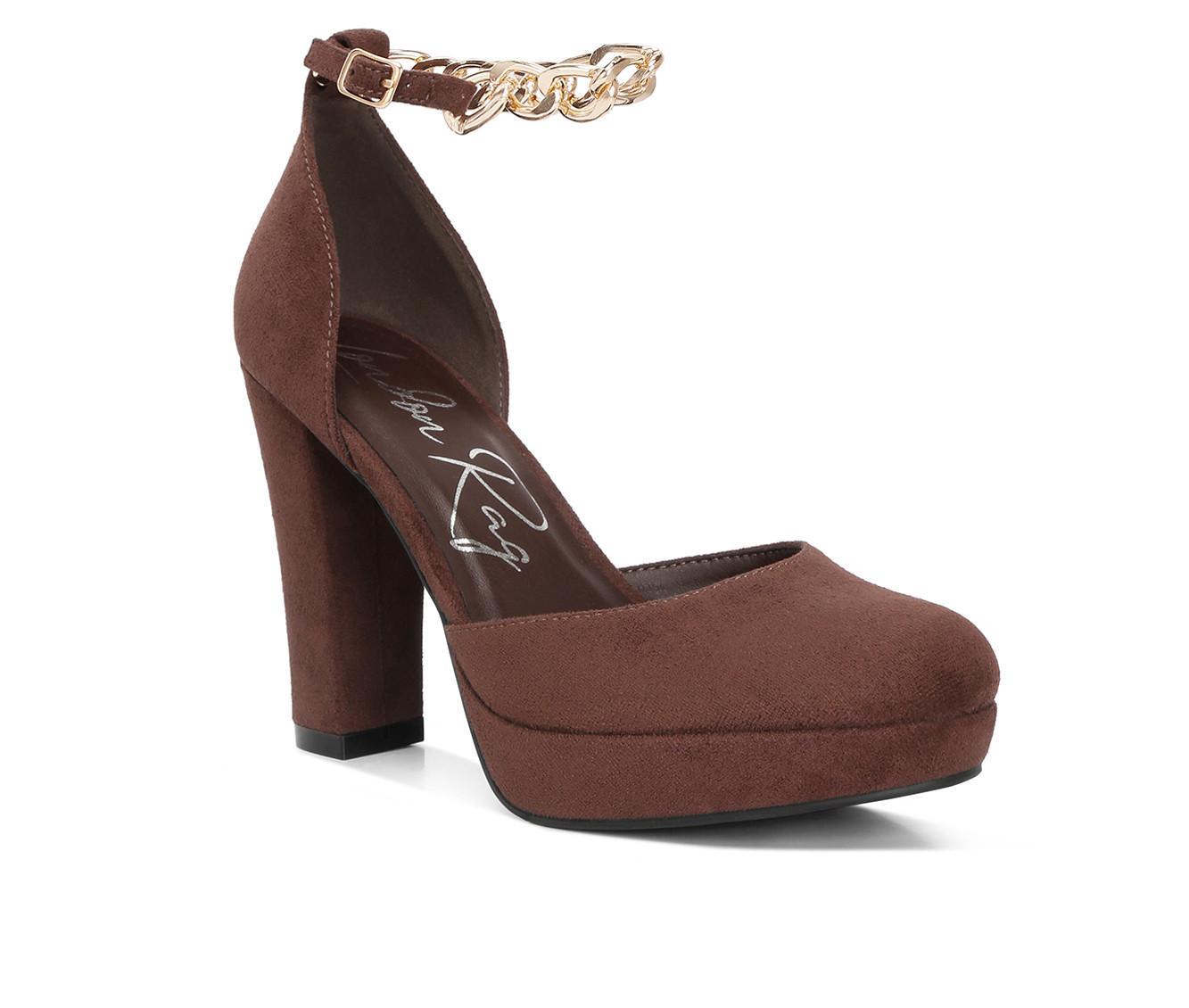 Women's London Rag Indigo Platform Pumps