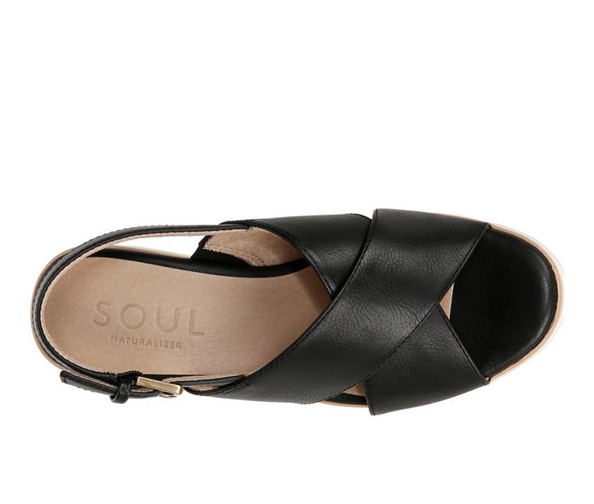 Women's Soul Naturalizer Goodtimes-Slingback Wedge Sandals