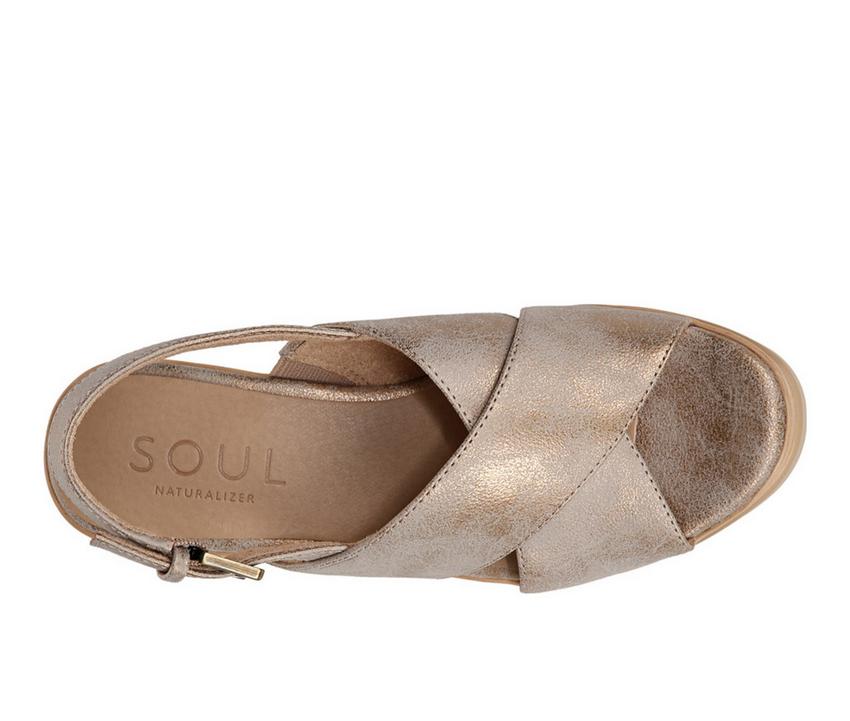 Women's Soul Naturalizer Goodtimes-Slingback Wedge Sandals