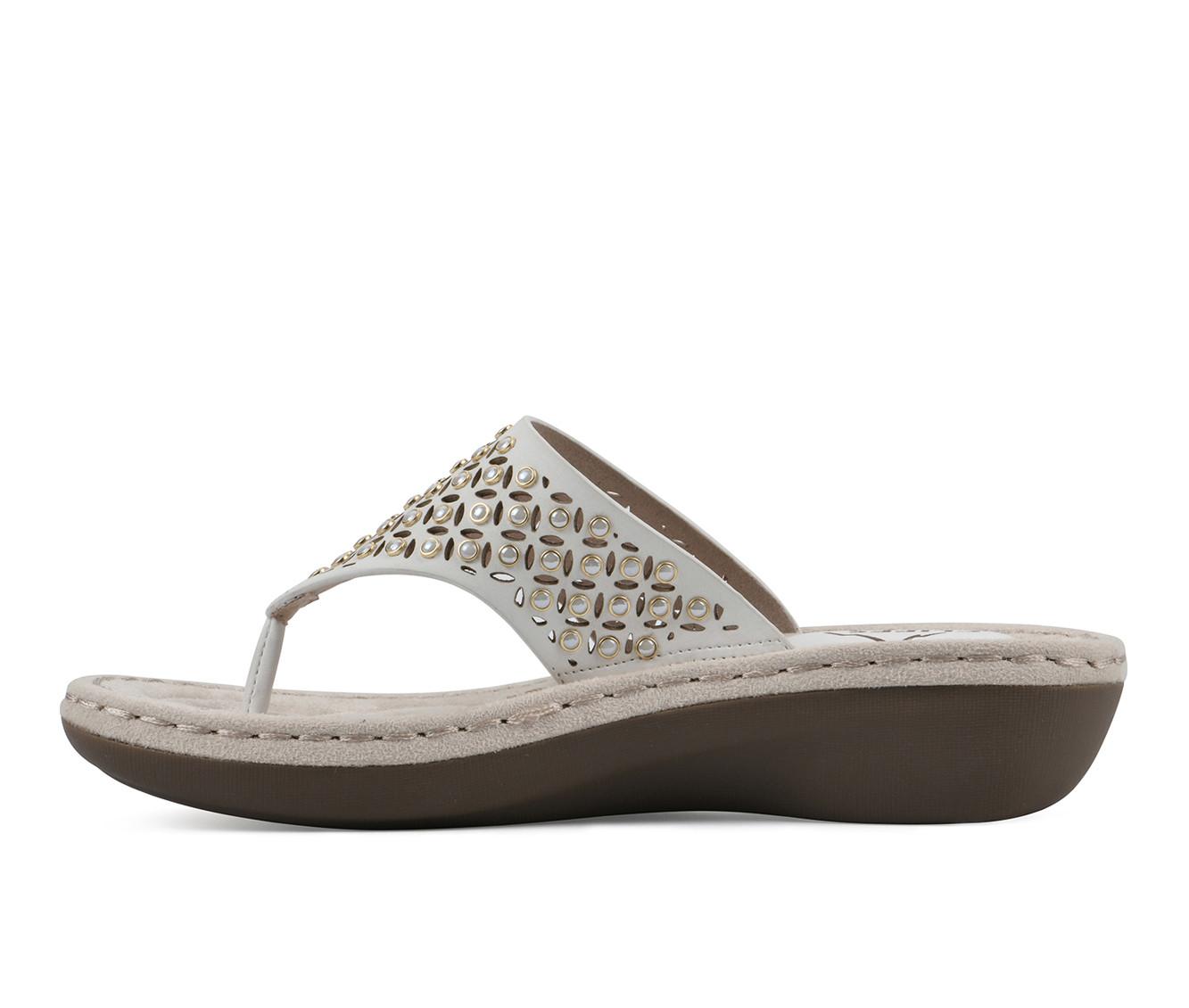 Women's Cliffs by White Mountain Camila Wedge Flip-Flops