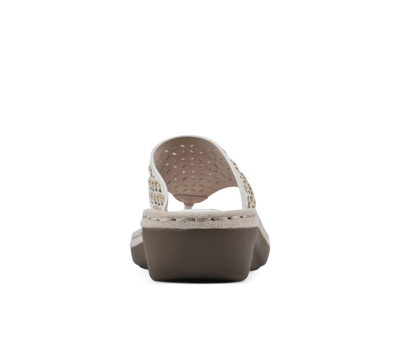 Women's Cliffs by White Mountain Camila Wedge Flip-Flops