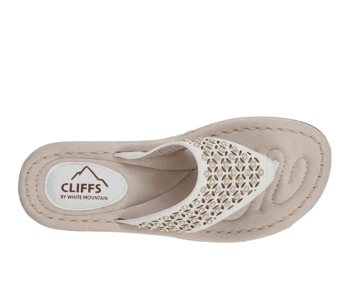 Women's Cliffs by White Mountain Camila Wedge Flip-Flops