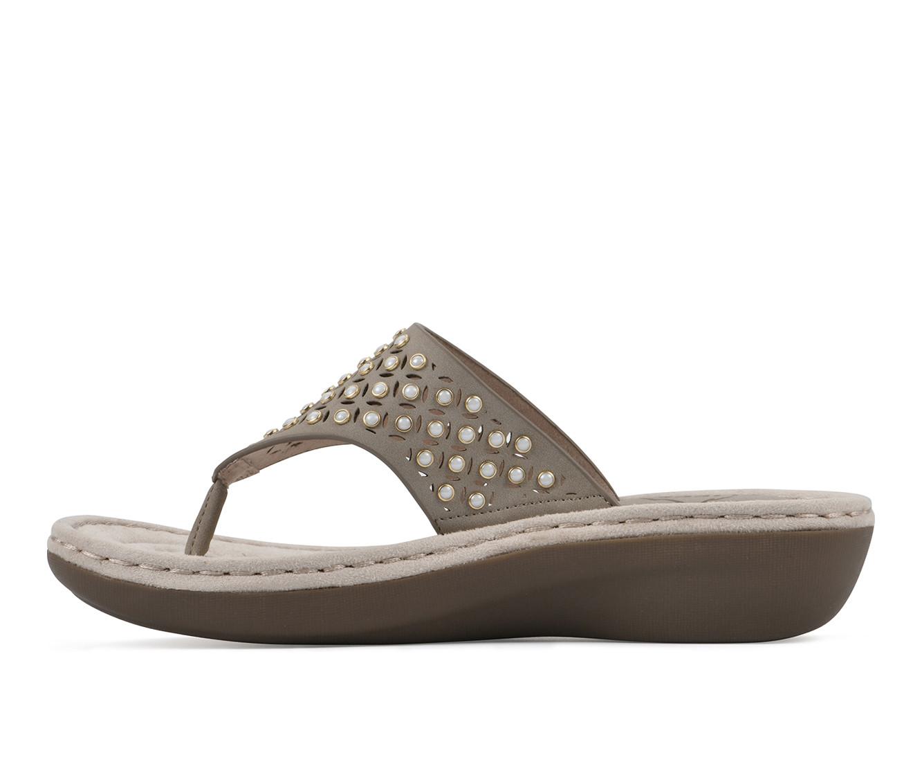 Women's Cliffs by White Mountain Camila Wedge Flip-Flops